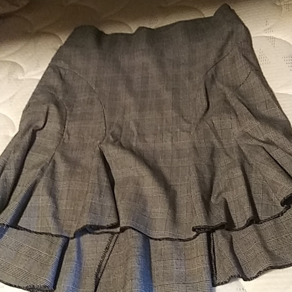 Checked skirt